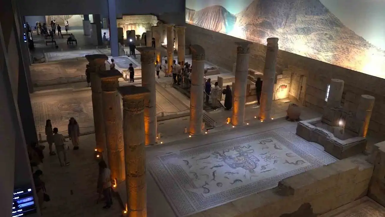 Zeugma Mozaik Müzesi 2025'te ziyaretçi rekoru kırdı