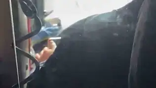 Gaziantep'te otobüs şoförü direksiyon başında video izlerken görüntülendi