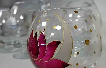 800 derece ateşle buluşan cam sanat eserine dönüşüyor