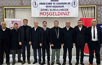 Araban'da esnaf odası başkanı Ahmet Karakuş güven tazeledi