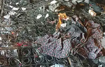 Araban'da kırsal mahalledeki ev yangınında eşyalar küle döndü