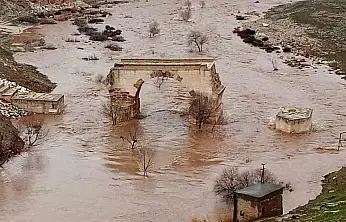 Araban'daki yağışlar, Karasu ve Sıtma pınar çayının su seviyesini yükseltti