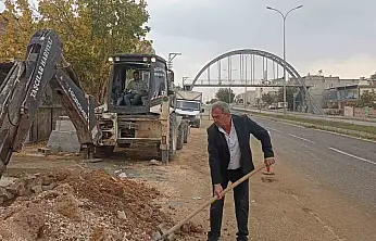 Çevre yolunda doğalgaz çalışması