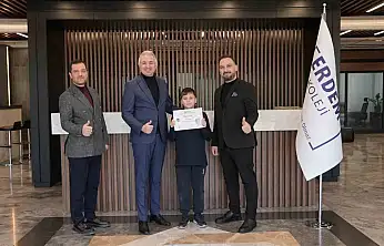 Erdem Koleji öğrencisinden uluslararası arenada üst düzey başarı