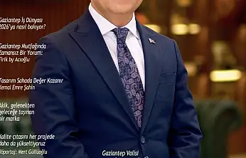 Face Dergisi'nin yeni sayısında kapak konuğu Gaziantep Valisi Kemal Çeber oldu,