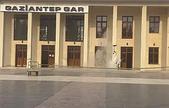 Gar istasyonunda şüpheli çanta paniği