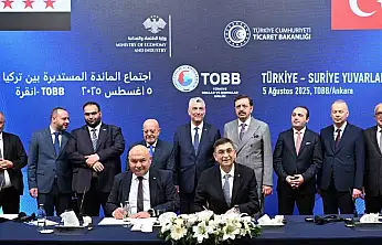 Gaziantep Sanayi Odası ile Halep Sanayi Odası arasında iş birliği protokolü imzalandı