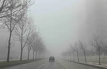 Gaziantep'te 2 gündür yoğun sis etkili oluyor