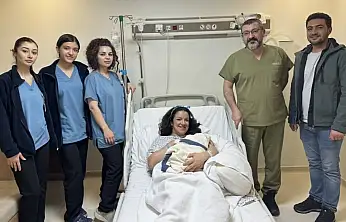 Gaziantep'te 2026 yılının ilk bebeği 'Ayaz' oldu