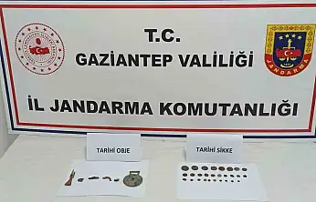 Gaziantep'te 28 adet sikke ele geçirildi: 3 gözaltı