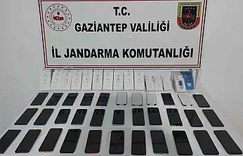 Gaziantep'te 800 bin TL değerinde  kaçak telefon ele geçirildi