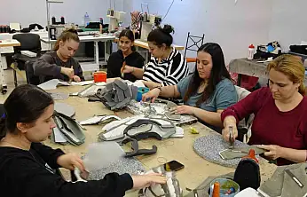 Gaziantep'te ayakkabı sektörünün imdadına kadınlar yetişti