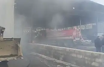 Gaziantep'te biber fabrikasında korkutan yangın