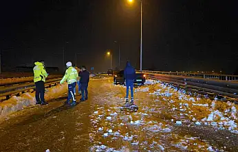 Gaziantep'te buzlanma nedeniyle kaza: 1 yaralı