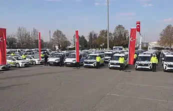 Gaziantep'te emniyet ve jandarmaya 210 yeni araç teslim edildi