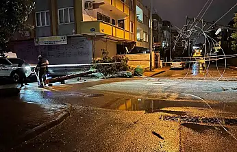 Gaziantep'te fırtına mesaisi