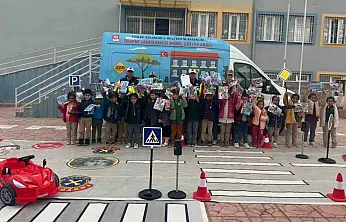 Gaziantep'te jandarmadan 126 öğrenciye trafik eğitimi