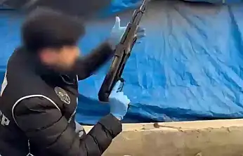 Gaziantep'te kaçak silahları toprağa gömen 2 şüpheli tutuklandı