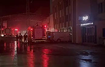 Gaziantep'te makarna fabrikasında yangın