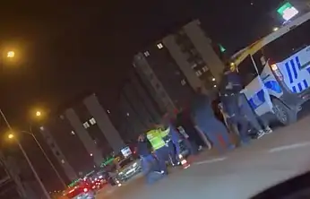 Gaziantep'te trafik cezasına tepki gösteren şahıslardan polise mukavemet