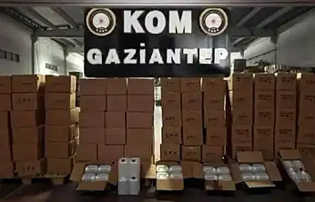 Gaziantep'te yılbaşı öncesi 4 bin 520 litre etil alkol ele geçirildi