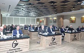 Gaziantep Ticaret Borsası Şubat Ayı Olağan Meclis Toplantısı gerçekleştirildi