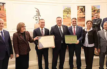 GTB'ye coğrafi işaret başarıları için teşekkür plaketi