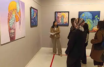 Güzel Sanatlar Fakültesi Öğrencilerinden SANKO Sanat Galerisine ziyaret