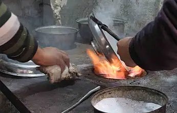 Havaların soğuması ateş başındaki kalay ustalarının yüzünü güldürdü