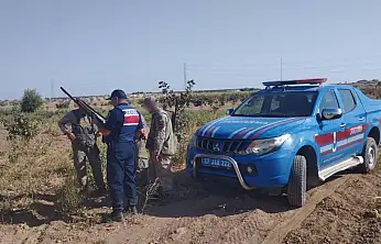 Jandarmadan av yasağına uymayan şahsa işlem