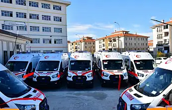Sağlık Bakanlığı'ndan Gaziantep'e 16 yeni ambulans