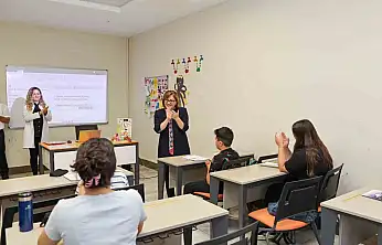 Şahin, GASMEK'te eğitim alan öğrencilerin yeteneklerini ilgiyle izledi