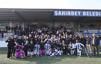 Şahinbey Ampute'den 2-1'lik galibiyet