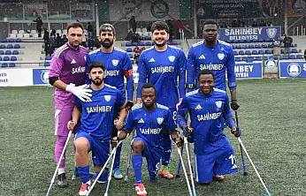 Şahinbey Ampute'den farklı galibiyet 7-0