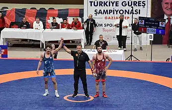 Şahinbey Belediyesi'nin ev sahipliğini yaptığı Türkiye Güreş Şampiyonası sona erdi