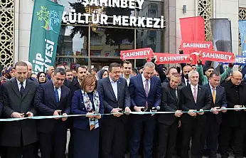 Şahinbey Belediyesi'nin Nizip'e kazandırdığı Kültür Merkezi'nin açılışı yapıldı