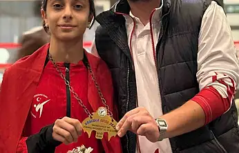 Şahinbey Belediyespor'un Altın Kızı Bükreş'te tarih yazdı