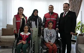 Şehitkamil'den özel ihtiyaçlı bireylere tekerlekli sandalye