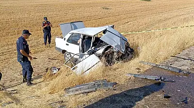 Araban'da trafik kazası: 1 ölü, 1 yaralı