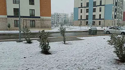 Araban'daki kar yağışı kuraklık korkusunu sonlandırdı, çiftçinin yüzünü güldürdü