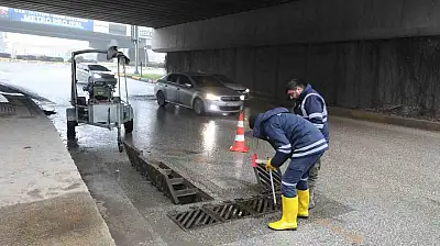 Gaziantep Büyükşehir, beklenen yoğun yağışa karşı önlem aldı