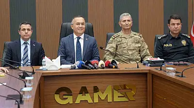 Gaziantep'te 626 terör operasyonu yapıldı, 662 kilo uyuşturucu ele geçirildi