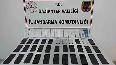 Gaziantep'te 800 bin TL değerinde  kaçak telefon ele geçirildi