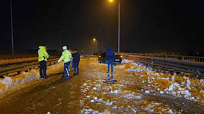 Gaziantep'te buzlanma nedeniyle kaza: 1 yaralı