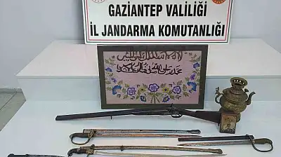 Gaziantep'te tarihi eser operasyonu: 1 gözaltı