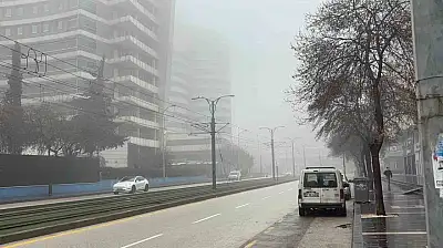 Gaziantep'te yoğun sis etkisini sürdürüyor