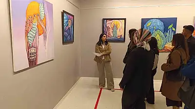 Güzel Sanatlar Fakültesi Öğrencilerinden SANKO Sanat Galerisine ziyaret