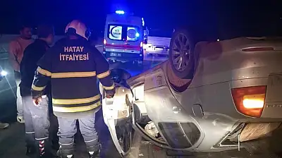 Gaziantep Yolu Üzerinde Feci Kaza: Otomobil Takla Attı