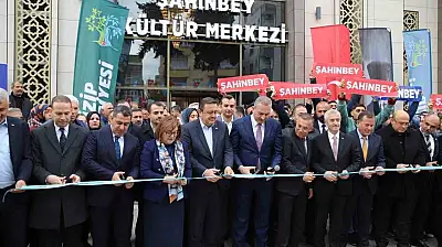 Şahinbey Belediyesi'nin Nizip'e kazandırdığı Kültür Merkezi'nin açılışı yapıldı