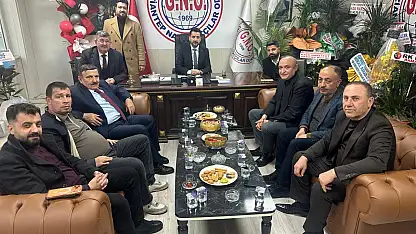 Milletvekili Meriç'ten Nakliyeciler Odası Başkanı Ahmet Kaya'ya Ziyaret